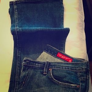 Blue2 boot cut jeans medium blue rinse Sz 30